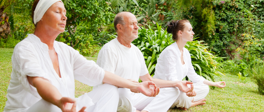 Meditation Helps Older Men, Too