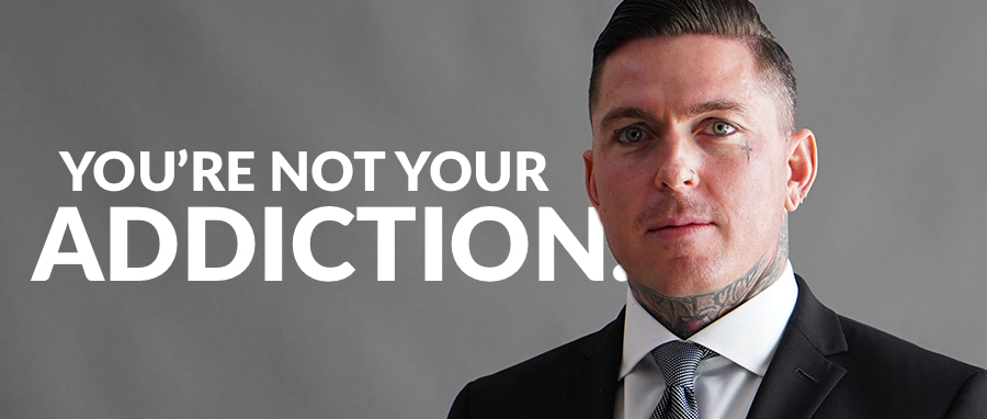 you're not your addiction banner
