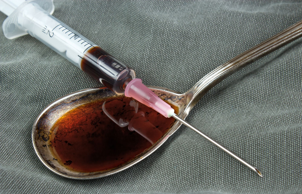 heroin paraphernalia needles