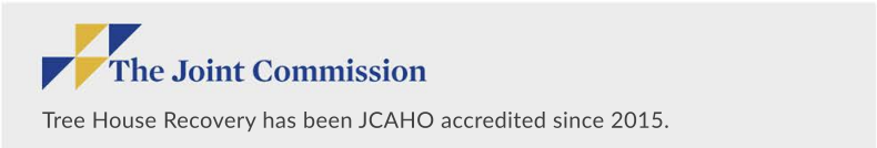 JCAHO Accreditation Logo showing that Tree house has been accredited since 2015